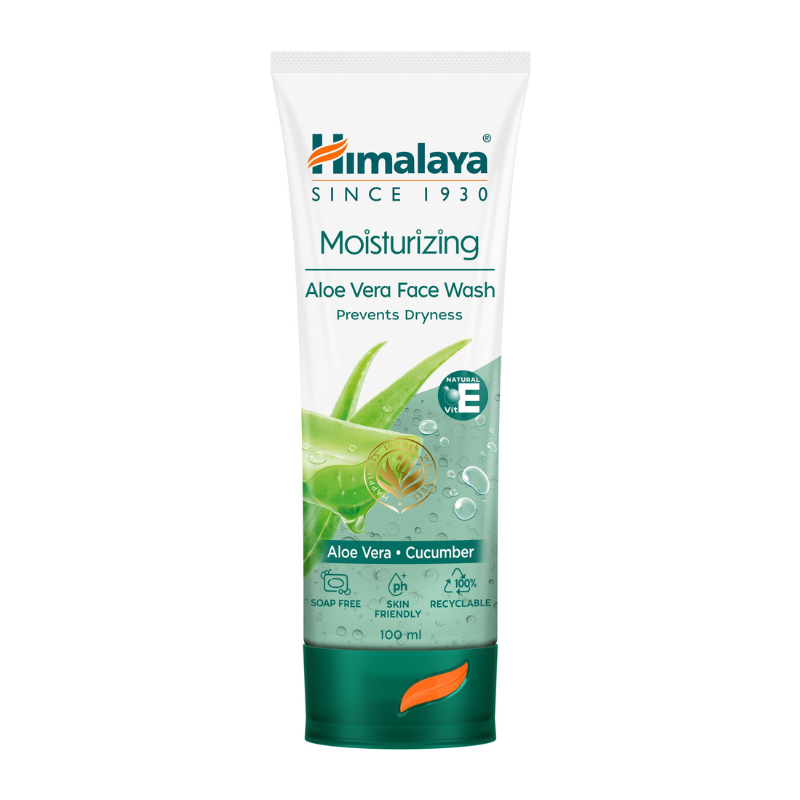 Himalaya Moisturizing Aloe Vera Face Wash 100ml Himalaya Moisturizing Aloe Vera Face Wash 100ml - Image 1