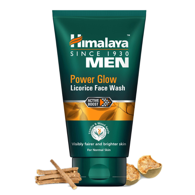 Himalaya Men Power Glow Licorice Face Wash 100ml Himalaya Men Power Glow Licorice Face Wash 100ml